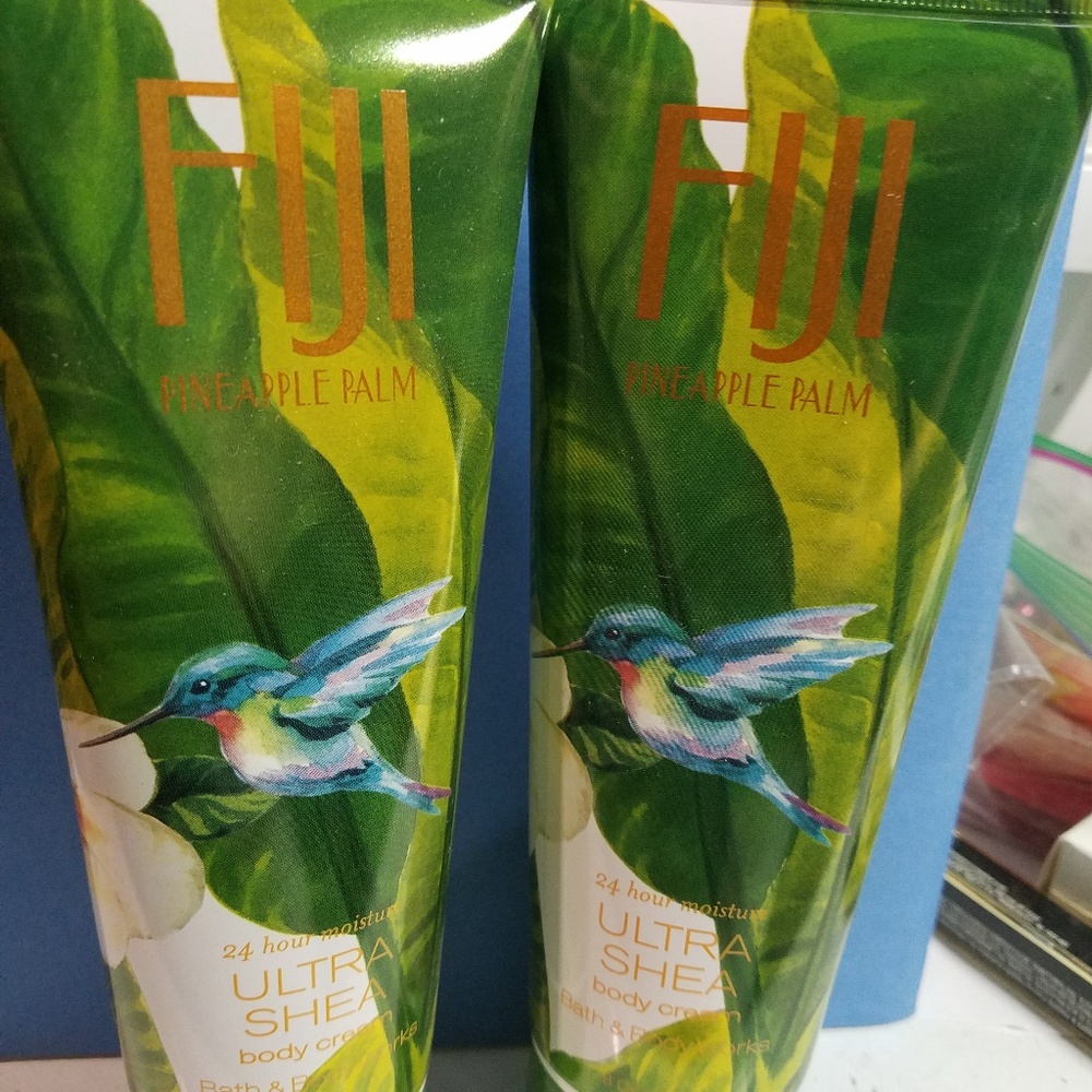 COPY - Bath Body Works 2 FIJI PINEAPPLE PALM Body Creams